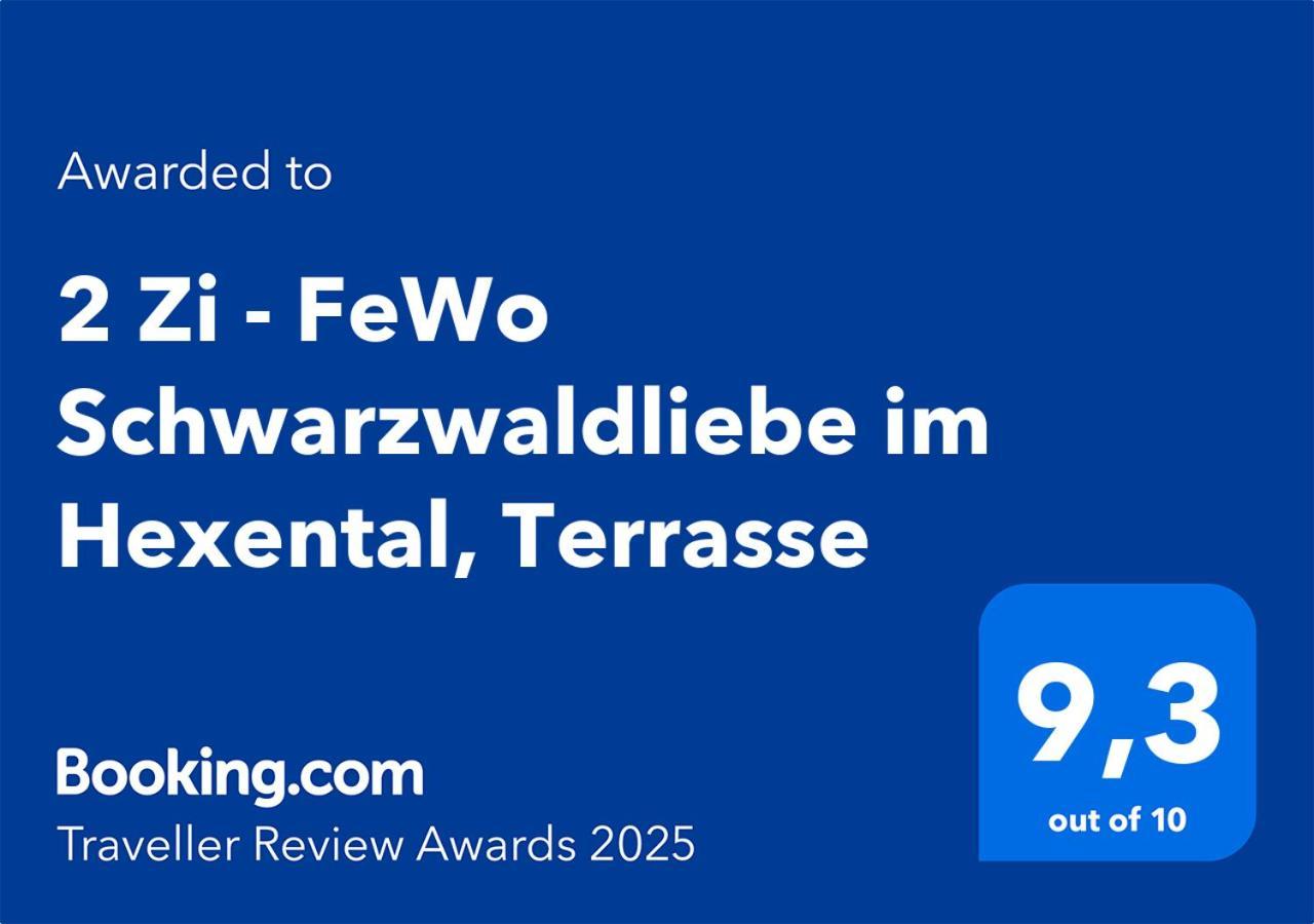 2 Zi - Fewo Schwarzwaldliebe Im Hexental, Terrasse Bollschweil Kültér fotó